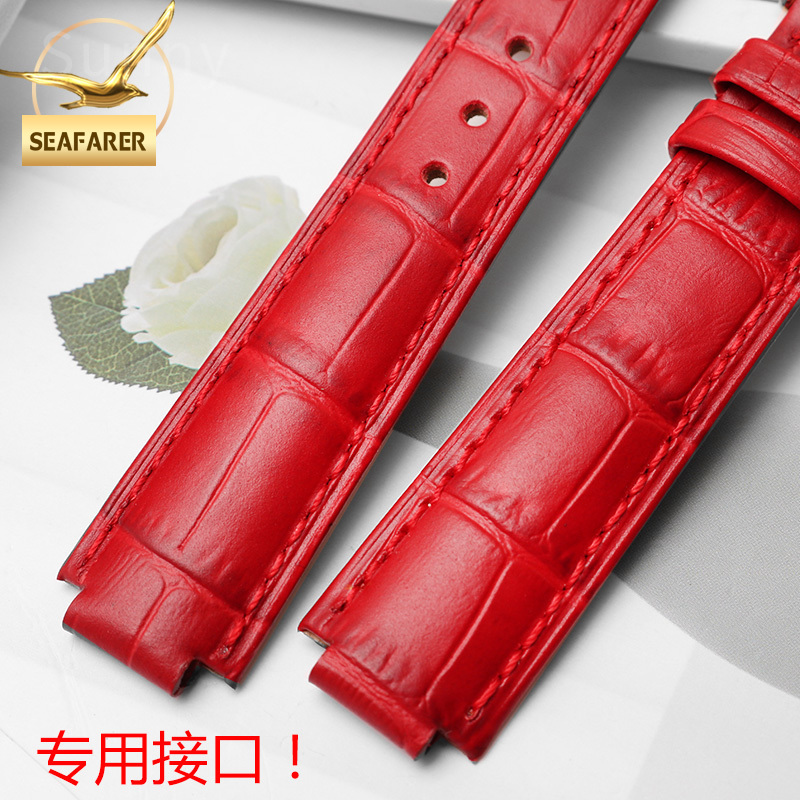 Genuine Leather Watch Strap fo - đánh giá và giá Cartier Watch Ballon Bleu