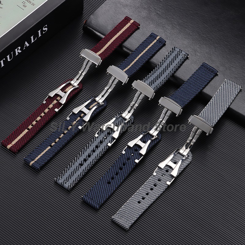 Woven Canvas Fabric Watch Band - đánh giá và giá Suede Strap Watch