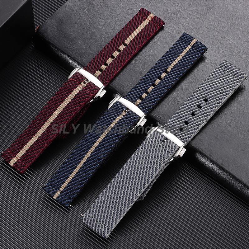 Woven Canvas Fabric Watch Band - đánh giá và giá Suede Strap Watch