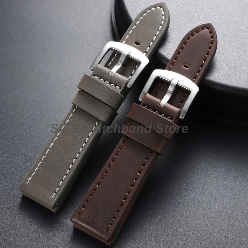 Genuine Leather Watchband 18mm - đánh giá và giá Nato Strap Nylon