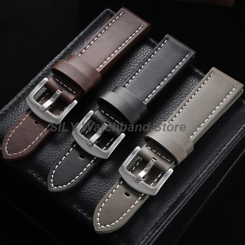 Genuine Leather Watchband 18mm - đánh giá và giá Nato Strap Nylon