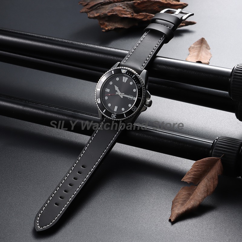 Genuine Leather Watchband 18mm - đánh giá và giá Nato Strap Nylon