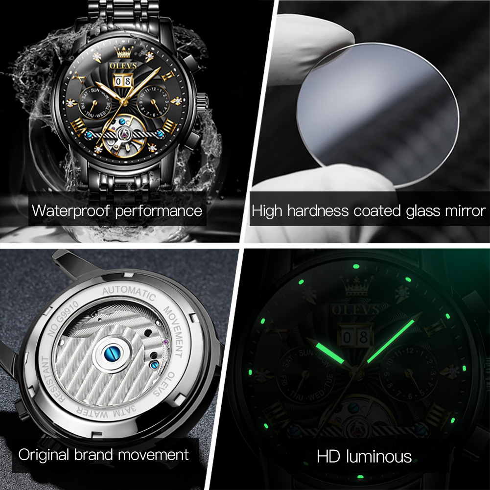 OLEVS Classic Men's Watches To - đánh giá và giá Omega Watch Constellation
