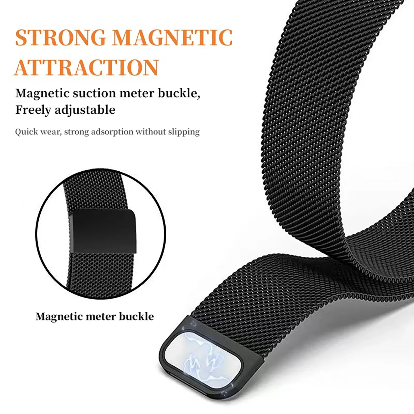 Milanese Loop Strap+TPU Case F - đánh giá và giá Milanese Loop Magnetic