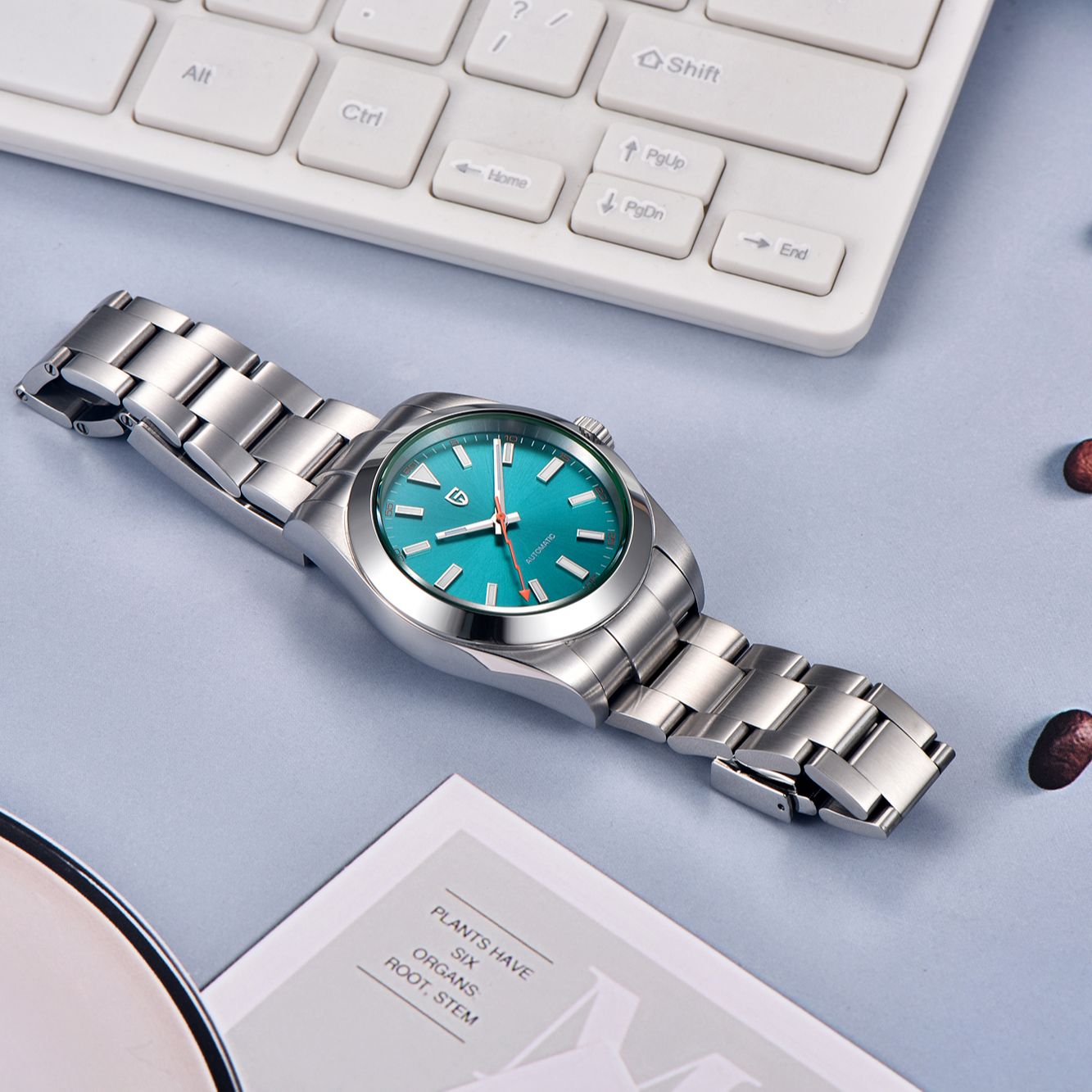 PAGANI Thiết Kế Kính Xanh Nam  - đánh giá và giá Seiko Watch Presage